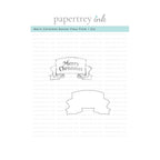 Papertrey Ink Merry Christmas Banner Press Plate Die and Stencil Set product image 1