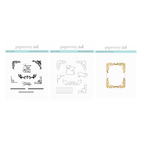 Papertrey Ink Merry Motifs Clear Stamp Die and Hot Foil Plate Set