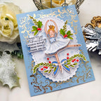 Papertrey Ink Merry Motifs Hot Foil Plate ptif-0043 golden