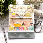 Papertrey Ink Mom's Kitchen Clear Stamp and Die Set home 