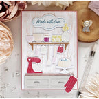 Papertrey Ink Mom's Kitchen Clear Stamps 1632 with love