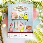 Papertrey Ink Mom's Kitchen Dies pti-0925 tea kettle
