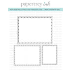 Papertrey Ink North Pole Mail Candy Cane Frame Post Card Dies pti-0847