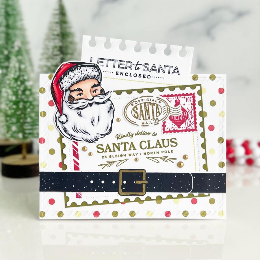 Papertrey Ink North Pole Mail Clear Stamps 1601 postage