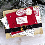 Papertrey Ink North Pole Mail Dies pti-0846 gold buckle