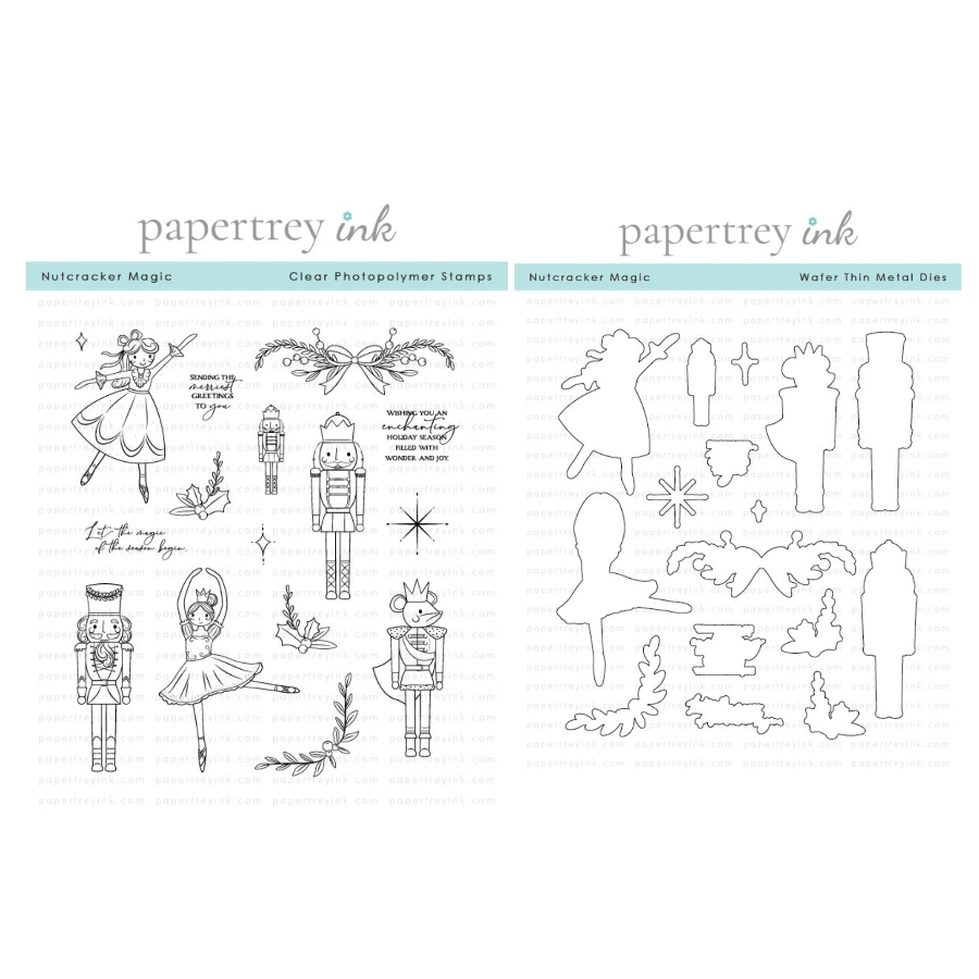 Papertrey Ink Nutcracker Magic Clear Stamp and Die Set