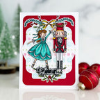 Papertrey Ink Nutcracker Magic Clear Stamp and Die Set dots