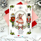 Papertrey Ink Nutcracker Magic Clear Stamp and Die Set greenery