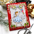 Papertrey Ink Nutcracker Magic Clear Stamp and Die Set stars