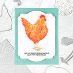 Papertrey Ink Papertrey Ink Country Rooster Die and Stencil Set joy