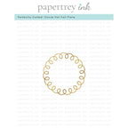 Papertrey Ink Perfectly Coiled Circle Hot Foil Plate ptif-0033