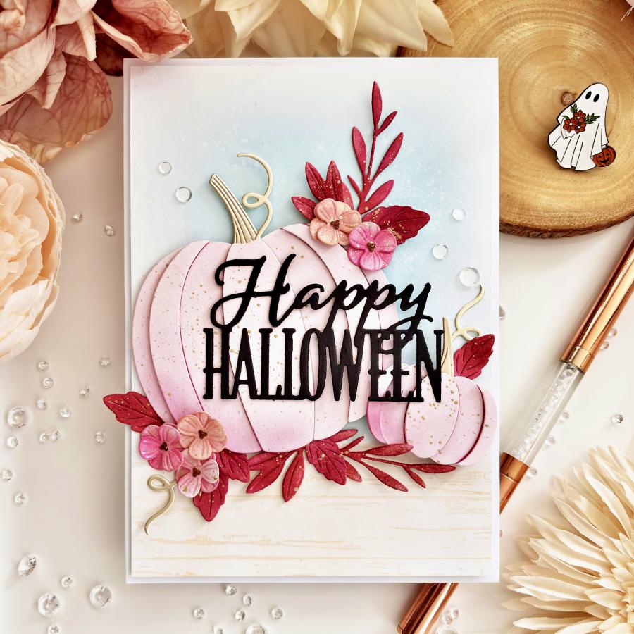 Papertrey Ink Pumpkin Slices Dies pti-0989 halloween