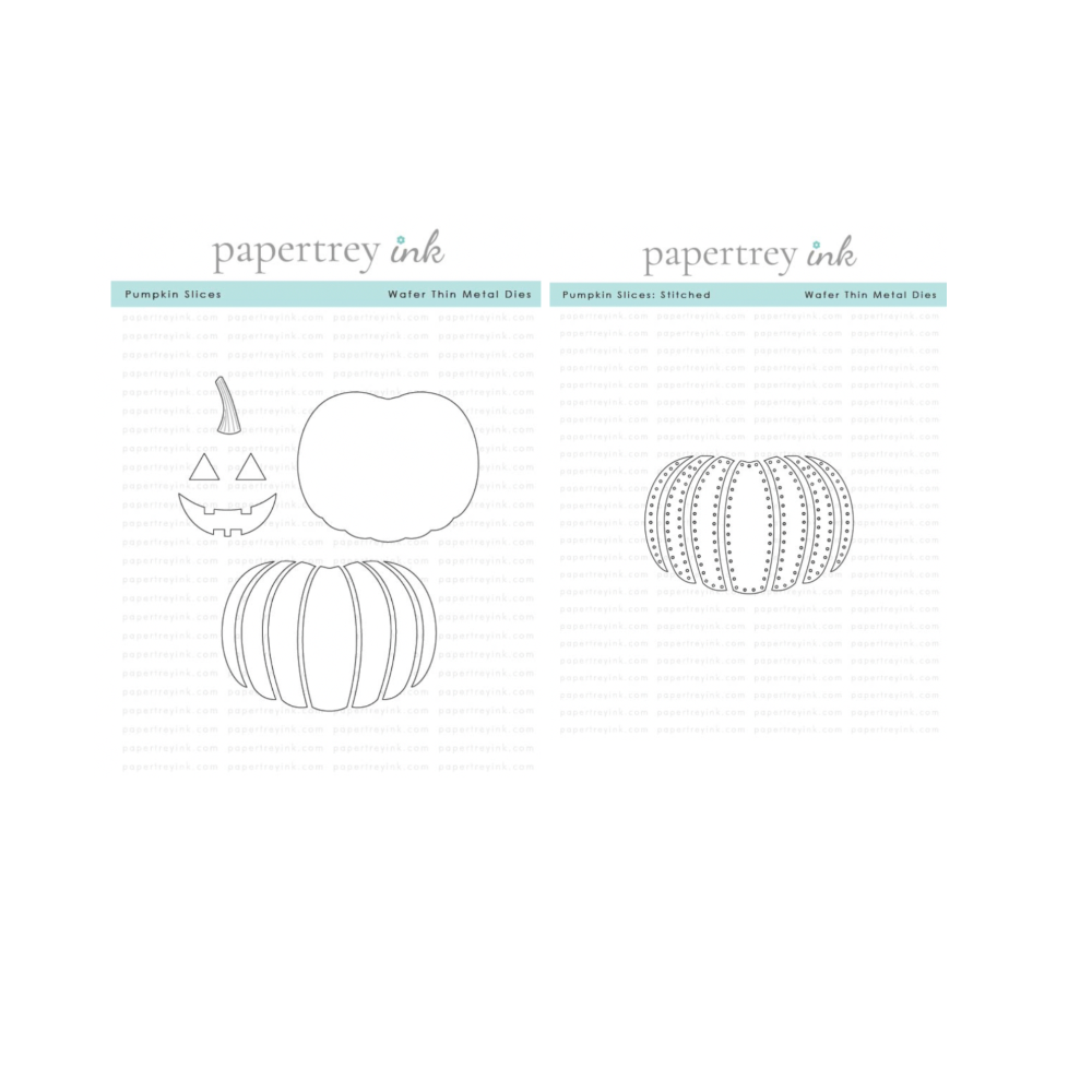Papertrey Ink Pumpkin Slices and Pumpkin Slices Stitched Set