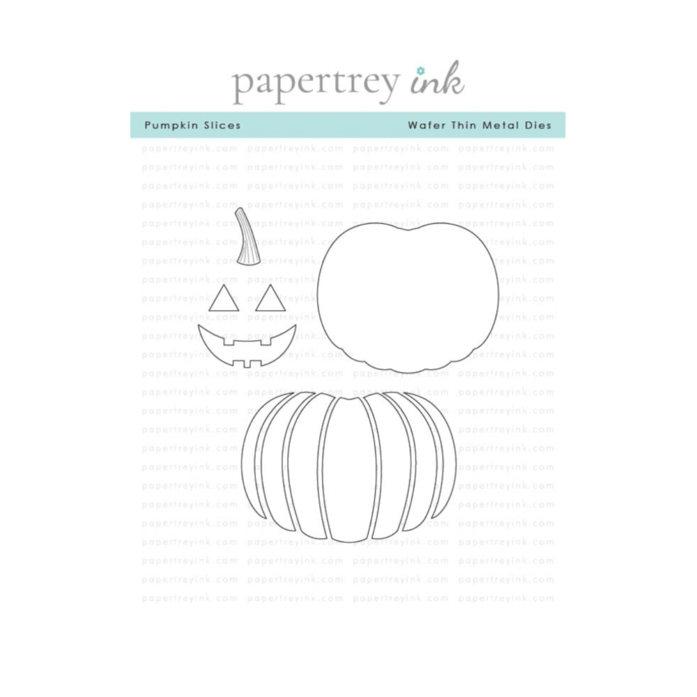 Papertrey Ink Pumpkin Slices and Pumpkin Slices Stitched Set image 1