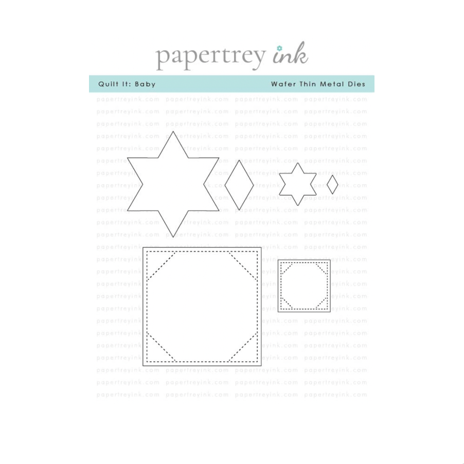 Papertrey Ink Quilt It Baby Clear Stamp and Die Set product image 2