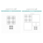 Papertrey Ink Quilt It Wedding Ring Clear Stamp and Die Set