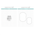 Papertrey Ink Reflections 1 Corinthians 6 Clear Stamp and Die Set