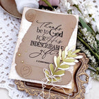 Papertrey Ink Reflections 2 Corinthians Dies pti-1006 greenery
