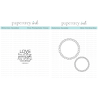 Papertrey Ink Reflections December Clear Stamp and Die Set