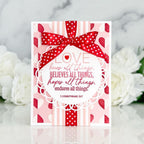 Papertrey Ink Reflections December Clear Stamp and Die Set red bow