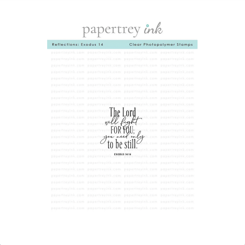 Papertrey Ink Reflections Exodus 14 Clear Stamp 1701