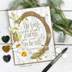 Papertrey Ink Reflections Exodus 14 Dies pti-1083 gold frame