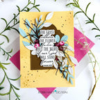 Papertrey Ink Reflections Isaiah 40 Clear Stamp and Die Set berries