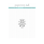 Papertrey Ink Reflections John 16 Clear Stamp and Die Set peace on earth image 