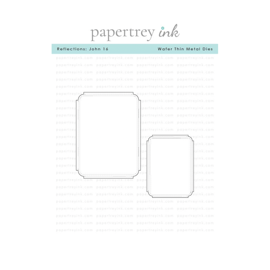 Papertrey Ink Reflections John 16 Clear Stamp and Die Set peace on earth image 2