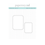 Papertrey Ink Reflections John 16 Clear Stamp and Die Set peace on earth image 2