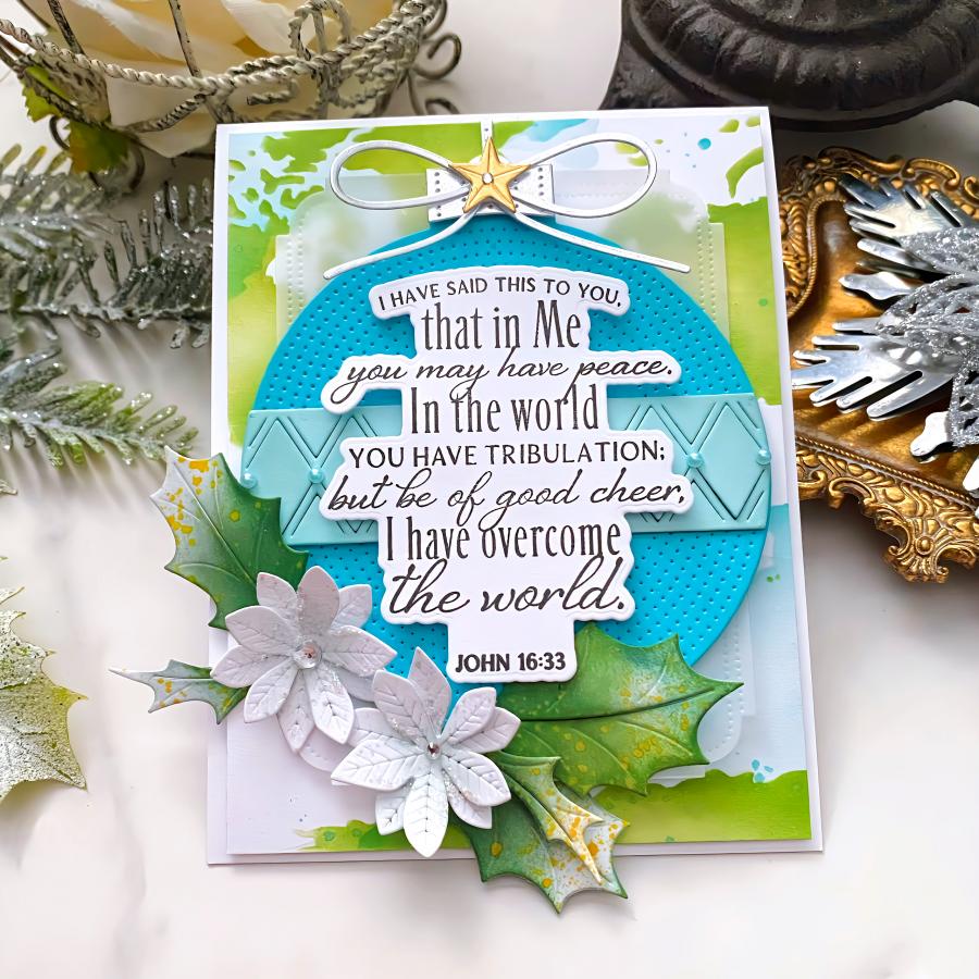 Papertrey Ink Reflections John 16 Clear Stamps 1675 greenery