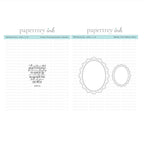 Papertrey Ink Reflections: John 1:14 Clear Stamp and Die Set
