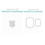 Papertrey Ink Reflections John 1:4 Clear Stamp and Die Set