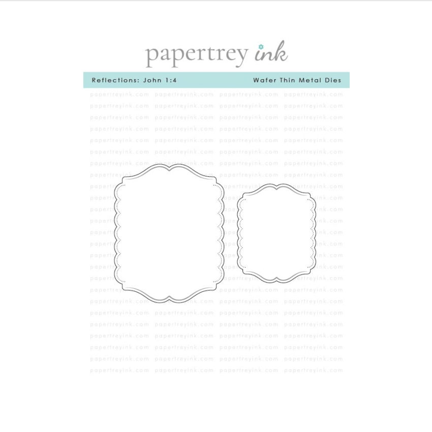 Papertrey Ink Reflections John 1:4 Clear Stamp and Die Set product image 2