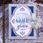 Papertrey Ink Reflections John 1 Clear Stamp and Die Set pattern