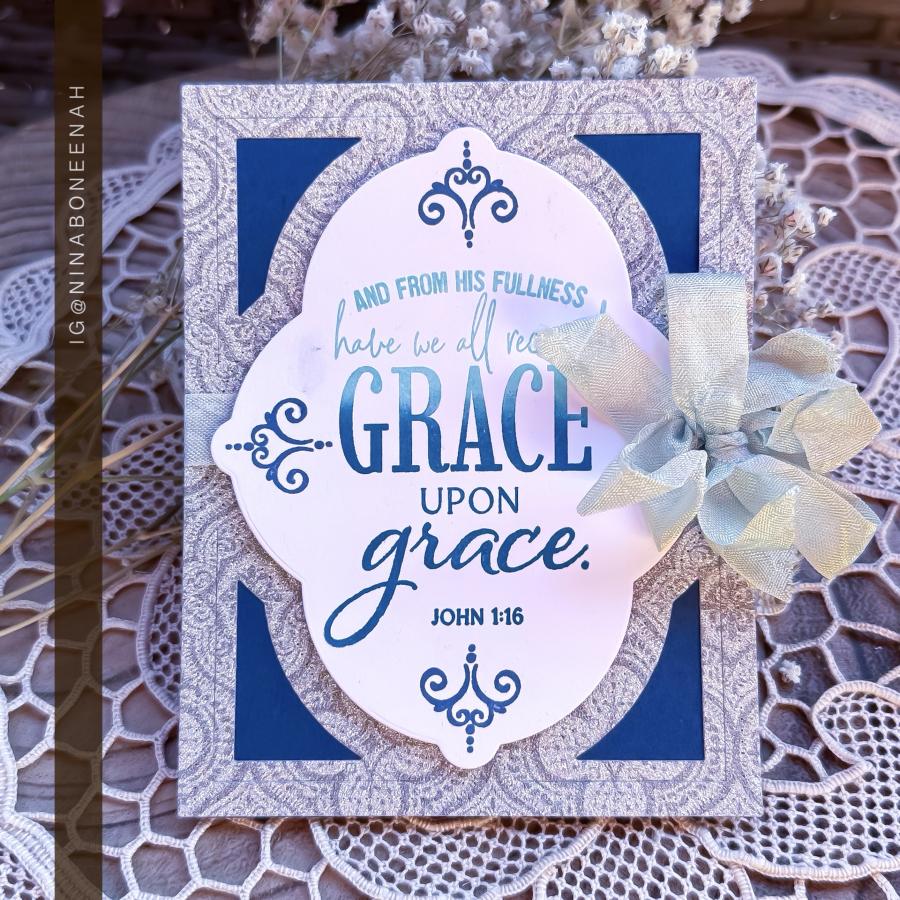 Papertrey Ink Reflections John 1 Clear Stamp and Die Set pattern