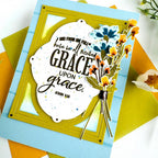 Papertrey Ink Reflections John 1 Die pti-0904 flowers