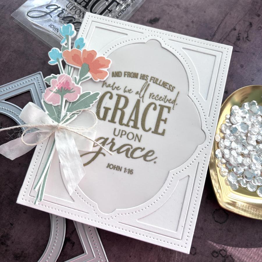 Papertrey Ink Reflections John 1 Die pti-0904 white