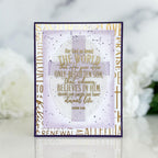 Papertrey Ink Reflections John 3 Die pti-0916 purple