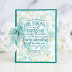 Papertrey Ink Reflections Joshua 1 Clear Stamp 1686 bow