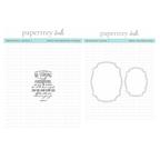 Papertrey Ink Reflections Joshua 1 Clear Stamp and Die Set