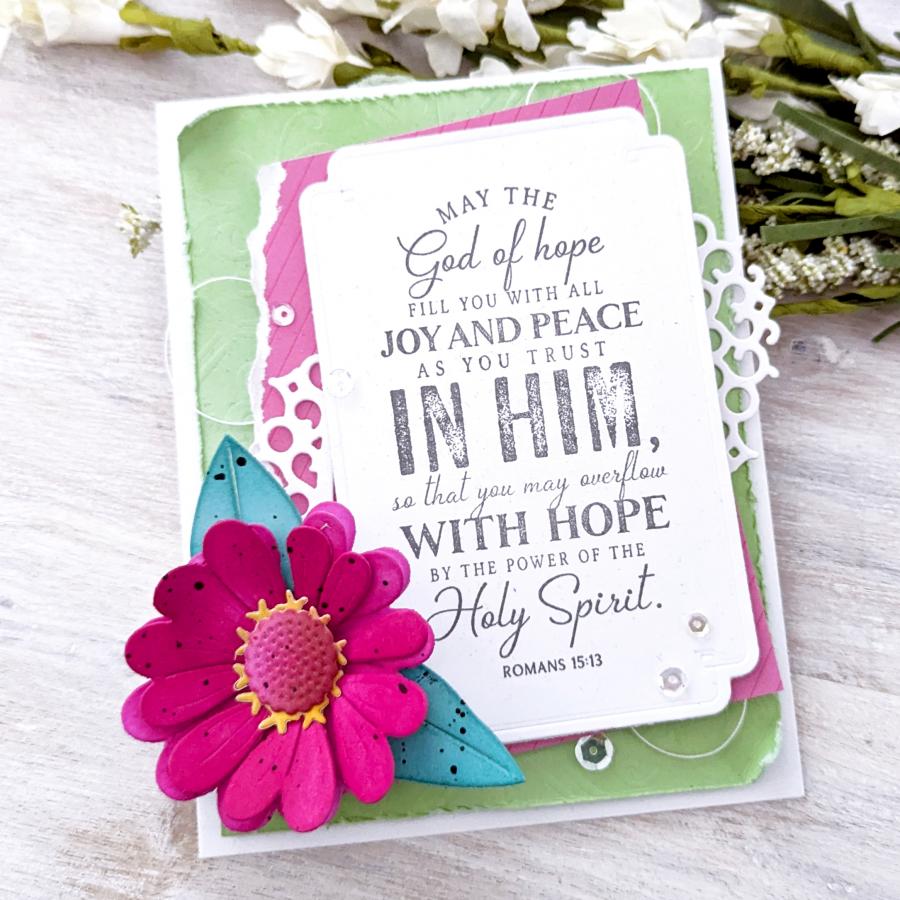 Papertrey Ink Reflections July Clear Stamp 1595