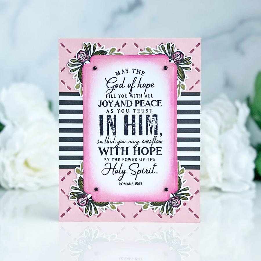 Papertrey Ink Reflections July Clear Stamp and Coordinating Dies
