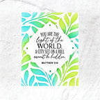 Papertrey Ink Reflections Matthew 5 Clear Stamp 1645 ombre