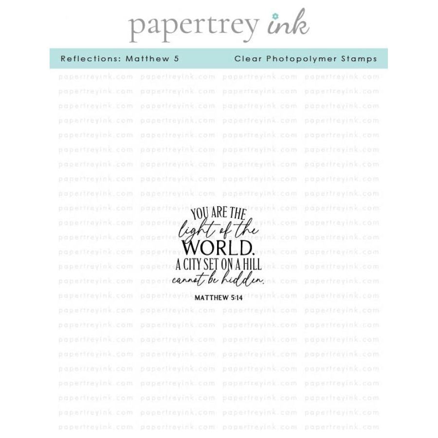 Papertrey Ink Reflections Matthew 5 Clear Stamp and Die Set product image 1