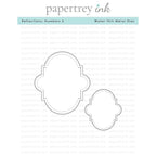 Papertrey Ink Reflections Numbers 6 Clear Stamp and Die Set product image 2
