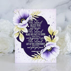 Papertrey Ink Reflections Numbers 6 Dies pti-0929 purple