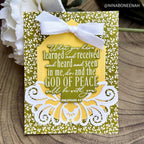 Papertrey Ink Reflections Philippians 4 Dies pti-0974 green