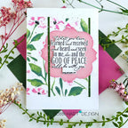 Papertrey Ink Reflections Philippians 4 Dies pti-0974 pink