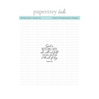 Papertrey Ink Reflections Psalm 46 Clear Stamp and Die Set product image 1